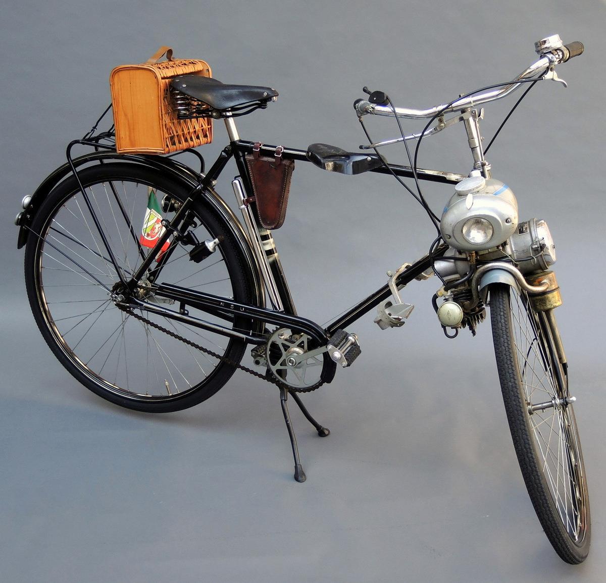 NSU Fahrrad "Eilenriede" mit Hilfsmotor aus dem Jahr 1952