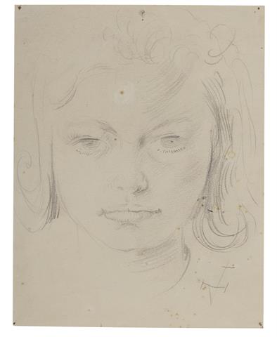 Otto Dix, Portrait eines jungen Mädchens