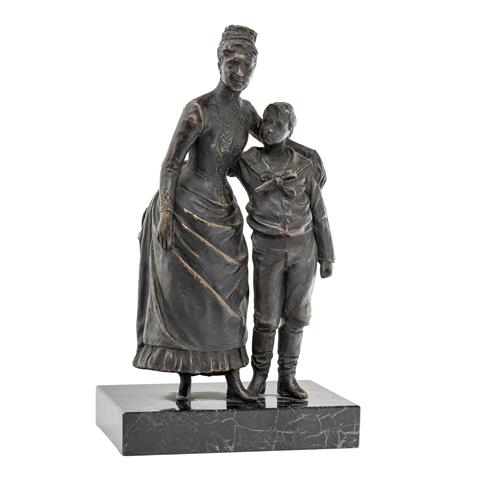 Bronze, Kaiserin Sissi und Sohn