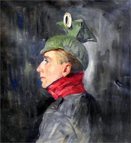 Soldat in Erster-Weltkriegs-Uniform 