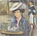 Isaac Lazarus Israëls (1865 Amsterdam - 1934 Den Haag), Edle Dame im Café