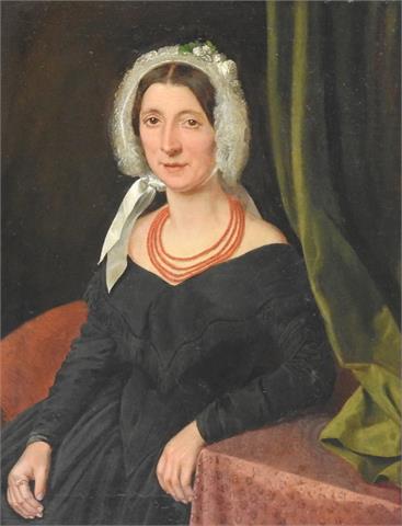 Biedermeier-Portrait einer Dame
