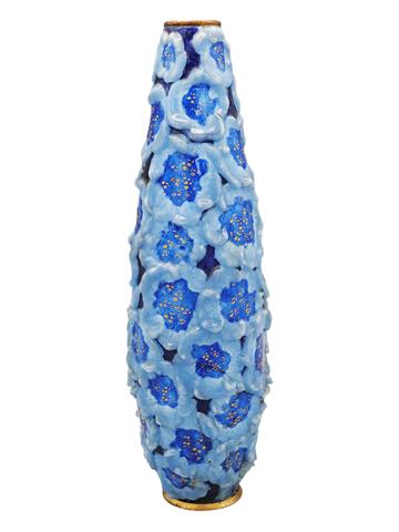 Limoges, Jules Sarlandie, Vase mit Blumendekor