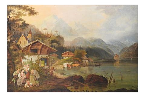 Carl Ludwig Hofmeister, Ansicht eines Dorfes