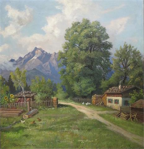 Carl Müller-Baumgarten, Voralpenlandschaft