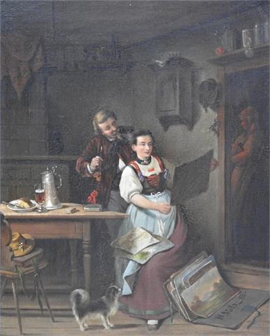 Hermann Volz (Biberach an der Riß 1814 – ebenda 1894), Der Galerist