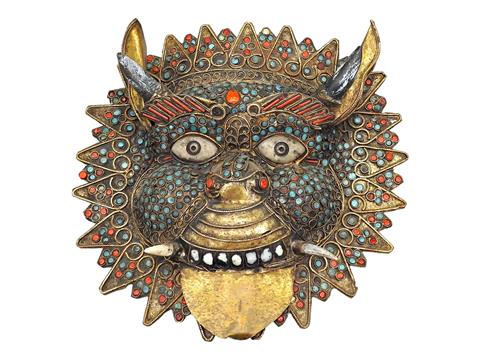 Tibetische Yama Maske