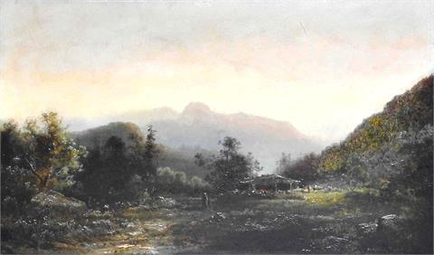 Ferdinand Feldhütter (1842 München – 1898 München), Landschaft in Tirol
