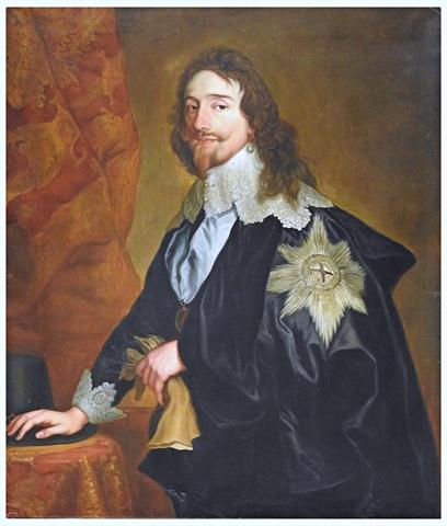 Nach Anthonis van Dyck, Herrscherportrait von König Karl I. von England