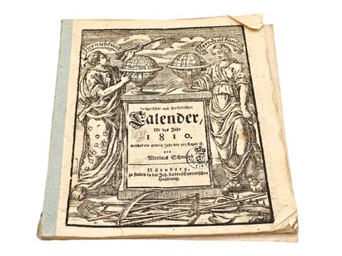 Nicolaus Schmidt, Lutherischer und katholischer Kalender für das Jahr 1810