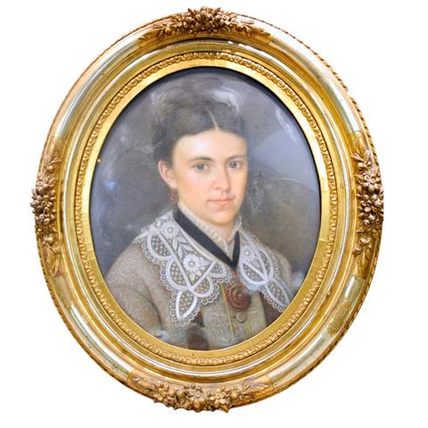 Biedermeier Damenportrait