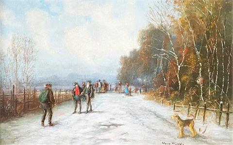 Wohl Hugo Mühlig, Winterlicher Spaziergang