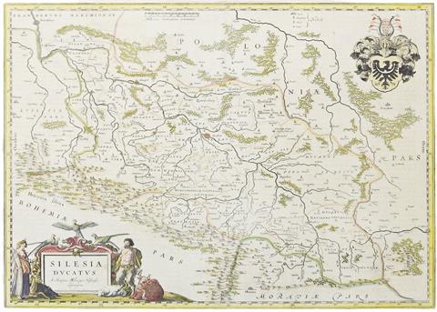 Martin Helweg, Karte von Schlesien