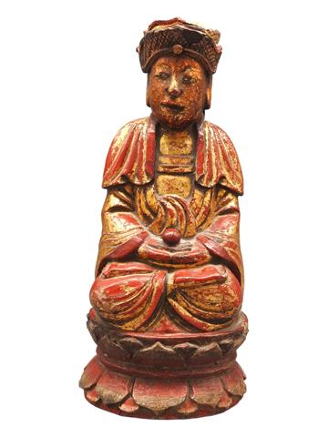 Buddha mit Kugel in Dhyana Mudra