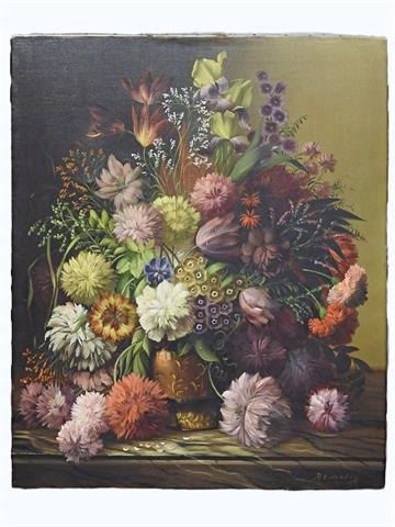 Reinold, Blumenstillleben in einer Vase