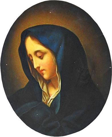 Maria Schöffmann (Wien 1859 – ebenda 1941), Madonna nach Guido Reni