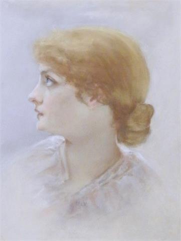 Gabriel von Max (Prag 1840 -  München 1915), Damenportrait