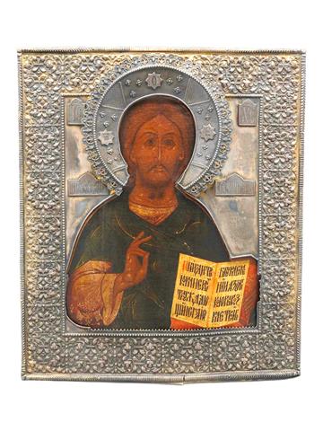 Ikone Darstellung eines Christus Pantokrator