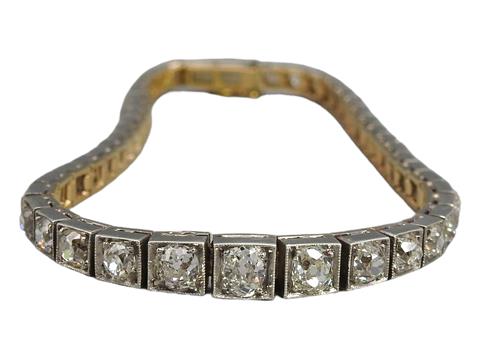 Hochwertiges 1920iger Armband mit Diamantbesatz