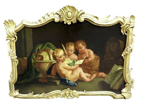 Barocke Darstellung dreier Putti