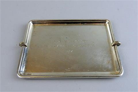 Cartier, kleines Tablett als Turnierpreis