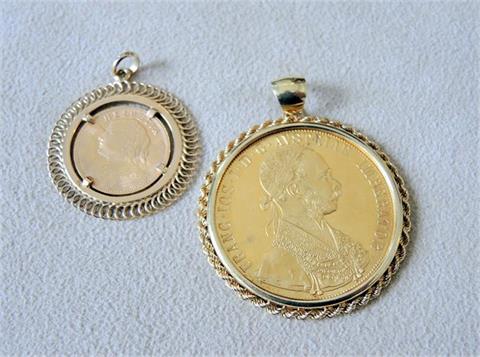 Paar Goldmünzen