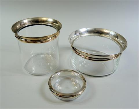 Cartier, 3 Glasschalen