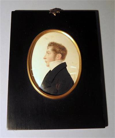 Miniatur, Portrait eines jungen Edelmannes