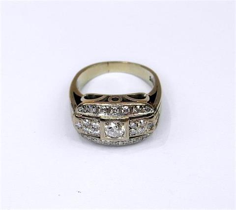 Weißgold-Diamant-Ring
