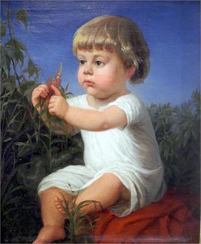 Porträt eines spielenden Jungen