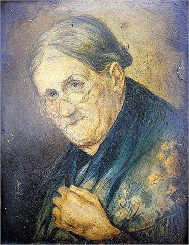 Porträt einer alten Dame