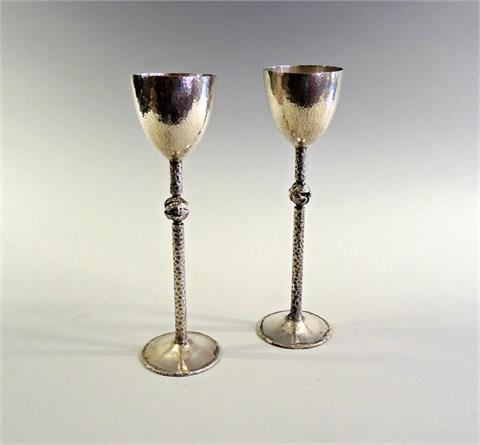 Paar Silber-Trinkkelche von L. Oly