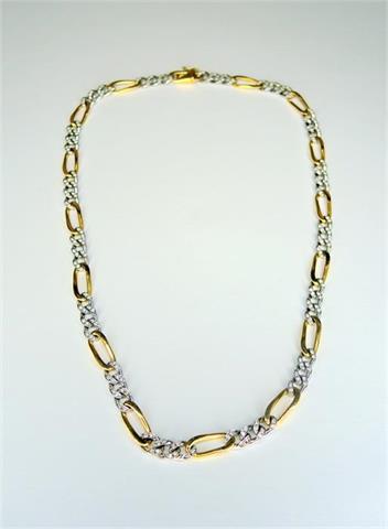 Bucherer-Halskette mit Diamantbesatz