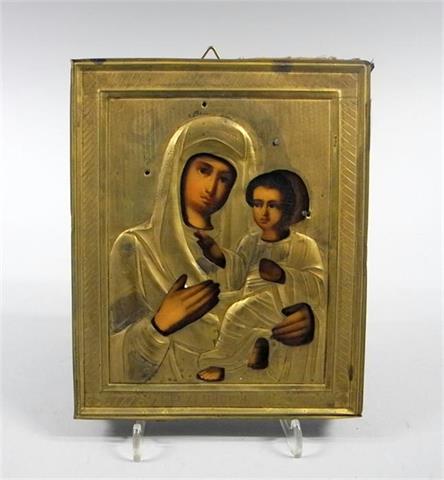 Griechische Reiseikone Maria mit Kind