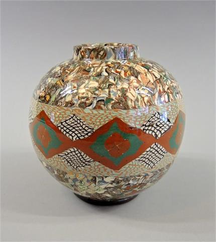 Vallauris IA.MI., Runde Mosaik-Vase