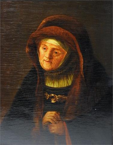 Kopie von Rembrandts "Mutter des Künstlers"