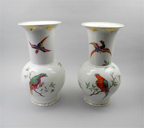 Nymphenburg, Paar hochwertige Vasen