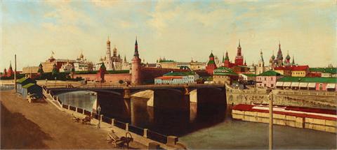 Fotorealistische Ansicht Moskaus um 1900