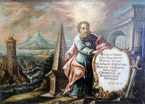 Gemälde-Darstellung des Apostel Paulus