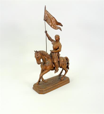 Jeanne d'Arc auf Pferd