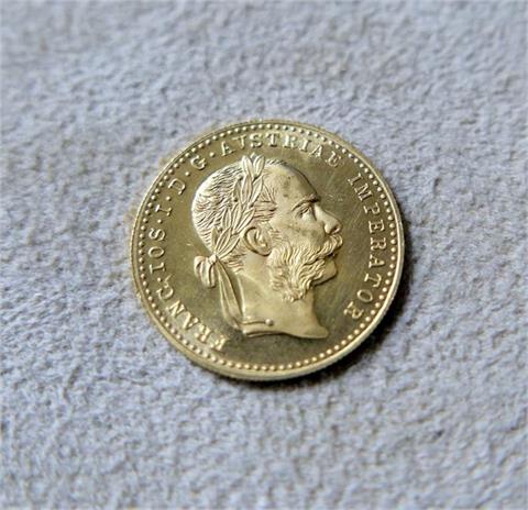 Goldmünze, 1 Dukat Kaiser Franz Joseph von Österreich
