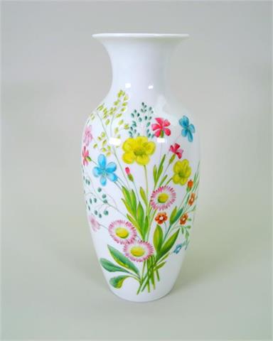 Nymphenburg, Blumen Vase mit Blumenbouquet
