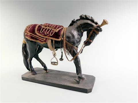 Seltenes, Holz geschnitztes Pferd