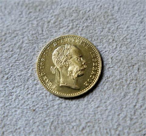 Goldmünze, 1 Dukat Kaiser Franz Joseph von Österreich
