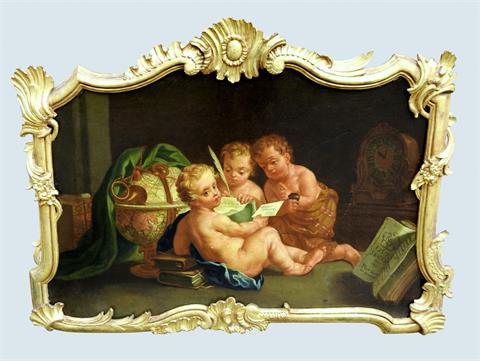 Barocke Darstellung dreier Putti