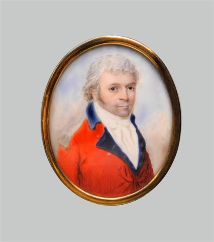 Portrait-Miniatur, Francois Ferrière (1768-1845)