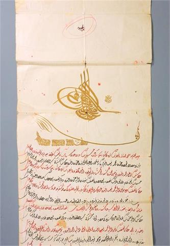 Osmanische Urkunde