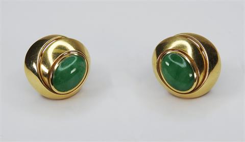 Große Jade-Ohrringe