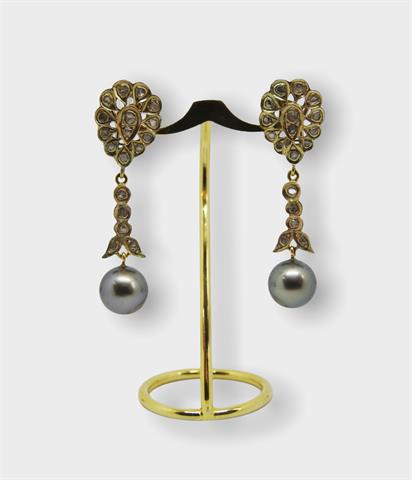 Antike Perl-Ohrringe