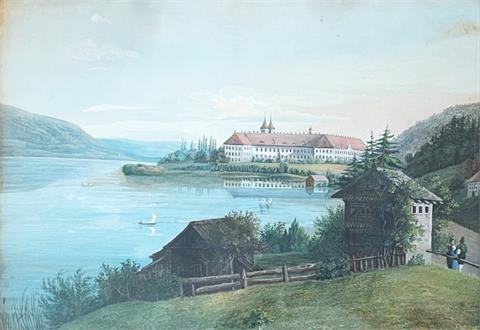 Ansicht des Klosters Tegernsee